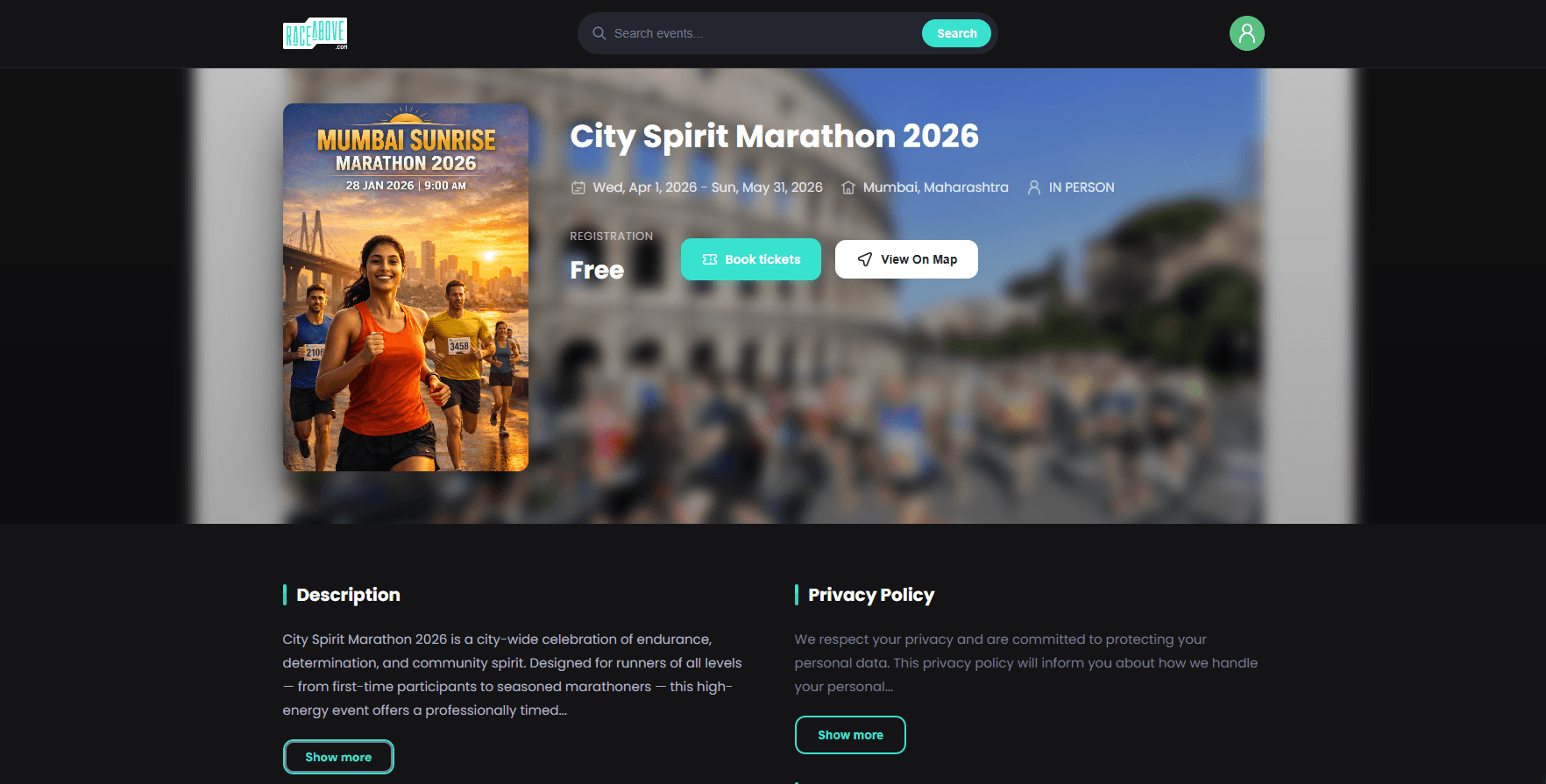 Event Booking & Tickets